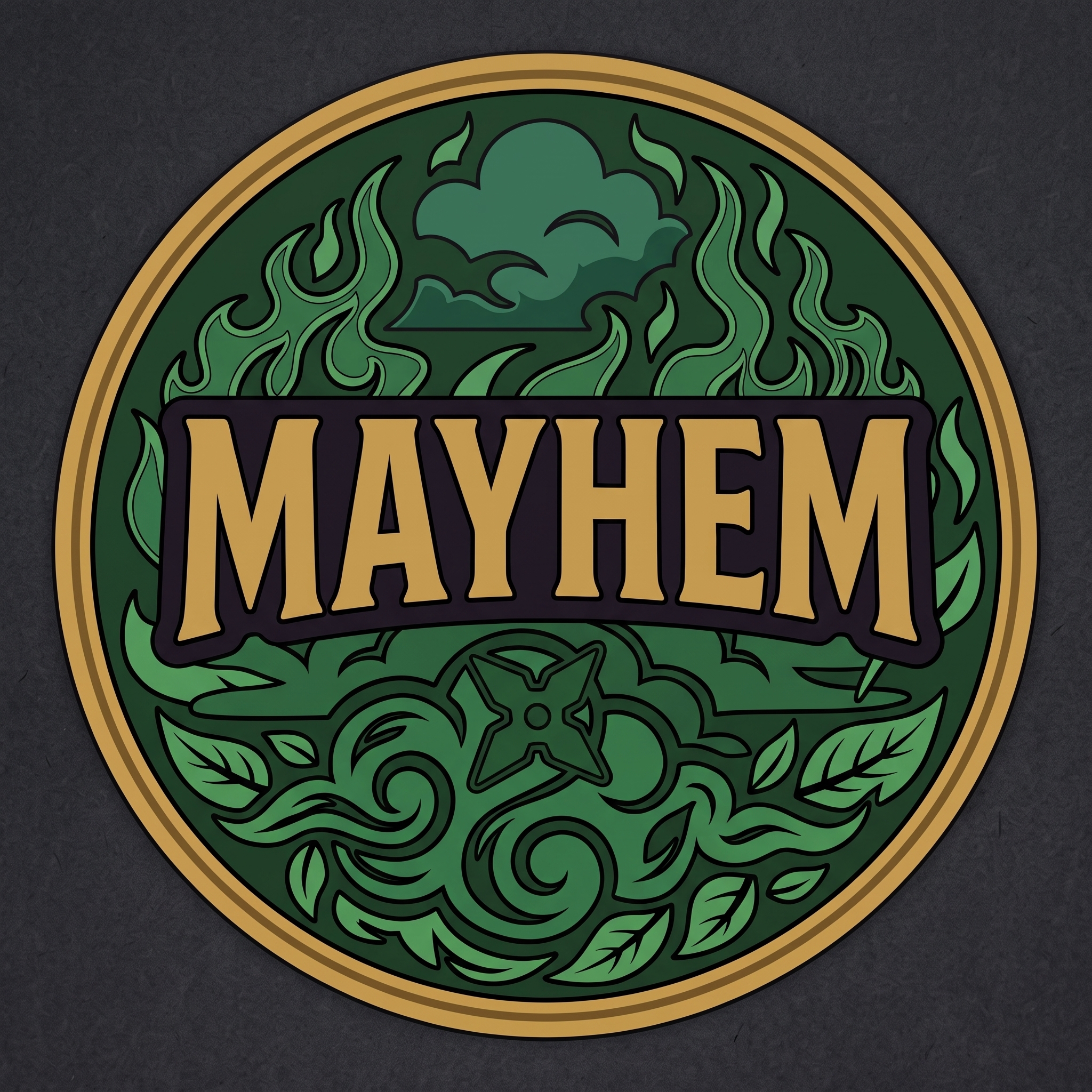 Emblema da guild Mayhem